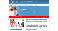 Desktop Screenshot of ekbalpurnursinghome.com